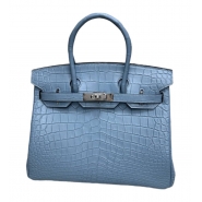 Сумка Hermes Birkin 30 из матовой кожи аллигатора